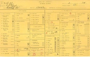 WPA household census for 1722 REDCLIFF, Los Angeles
