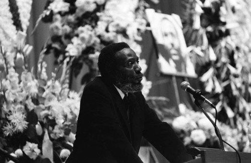 Marvin Gaye's Funeral Service, Los Angeles, 1984