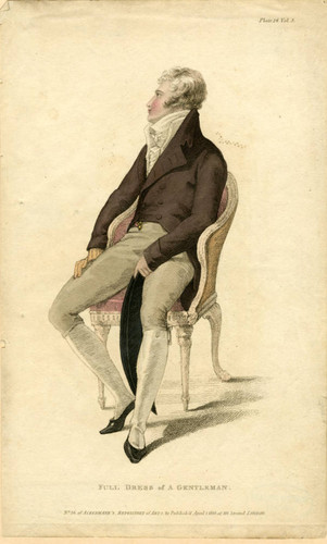 British gentleman in full dress, Spring 1810
