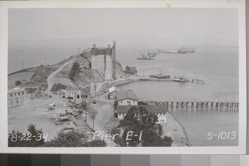 Piers Yerba Buena 1-3, Pier E1, East Approach, East Portal, West Portal, Anchorage, Tunnels, Long Dock Fill, Yerba Buena Viaduct, 1934-35--No. 187-372