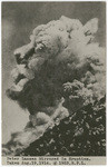 Peter Lassen mirrored in eruption, taken Aug. 19, 1914