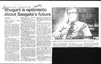 Shugart is optimistic about Seagate's future