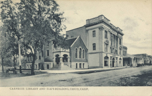 Chico Library + Elk's Building