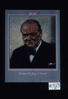 The Right Hon. Winston S. Churchill