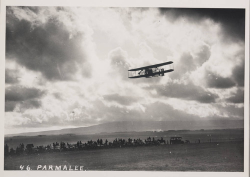 Parmelee in the clouds, Dominguez Field, 1912