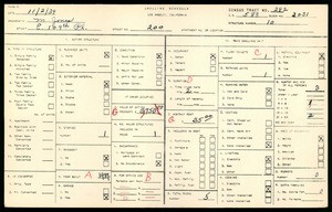 WPA household census for 200 EAST 109TH PLACE, Los Angeles County