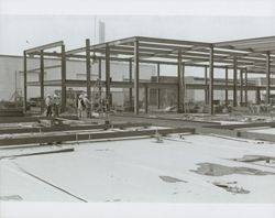 Construction of the Santa Rosa Central Library, 211 E Street, Santa Rosa, California, January 10, 1966