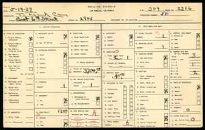 WPA household census for 2901 EAST SIXTH STREET, Los Angeles