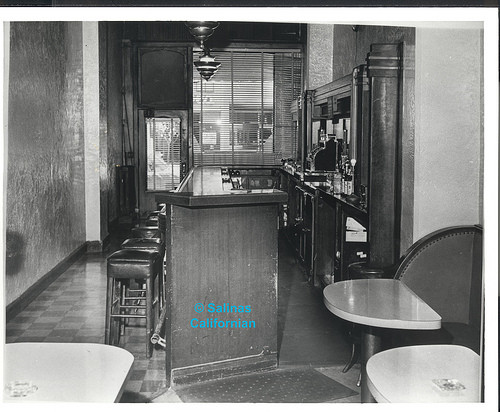 Hotel Jeffery Bar, Salinas, Ph541 , ©1942Salinas Californian copy