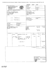 [Invoice from Gallaher International Limited by Mark Tonpsett]
