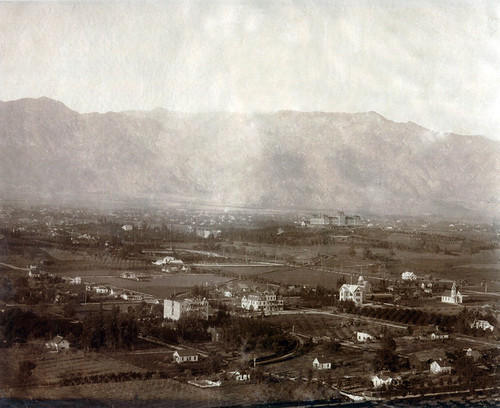 South Pasadena Panorama from the Monterey Hills, 1895
