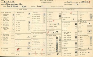 WPA household census for 648 CYPRESS AVE, Los Angeles