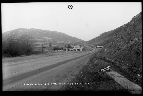 Gorman, on the Ridge Route, Highway 99, So. Cal