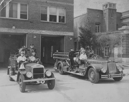 Burbank Fire Department, 1927