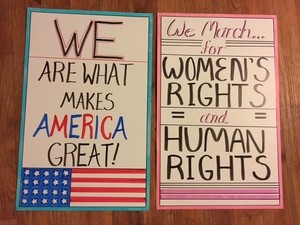 Women's March posters, 2018-01-20
