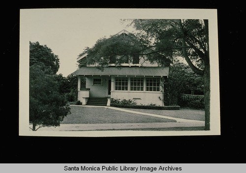 624 Palisades Avenue (Lot 65, Block B) Santa Monica, Calif. owned by Herbert S. Wilson