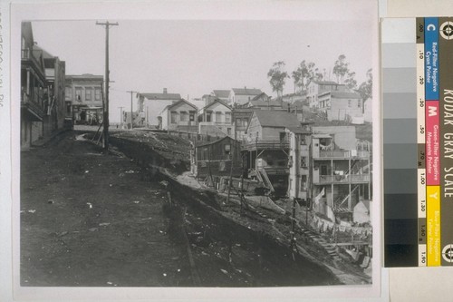 View of Telegraph Hill. Alta Street looking west. 1905