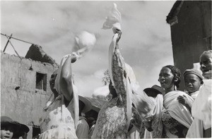 Women singing, in Madagascar