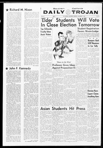 Daily Trojan, Vol. 52, No. 35, November 07, 1960
