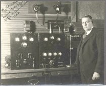 Douglas Perham at radio station WJAM