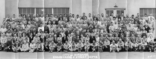 1947 - City of Burbank Engineering and Street Departments Staff