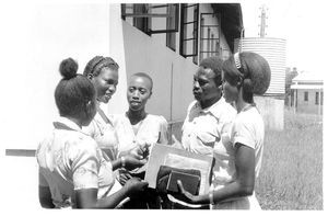 ELCT, Karagwe Diocese, Tanzania. African staff nurses at Nyakahanga Hospital
