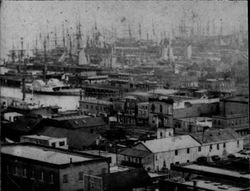 San Francisco's northern waterfront, San Francisco, California, 1875