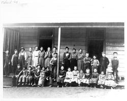 Meeker School students, Occidental, California, February 14, 1901