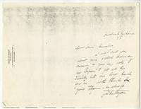 Correspondence from Julia Morgan to Grace Barneberg
