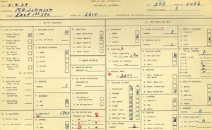 WPA household census for 2612 E 1ST, Los Angeles
