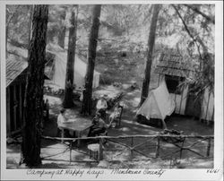 Camping at Happy Days, Mendocino County