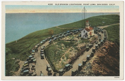 Old Spanish lighthouse, Point Loma, San Diego, Calif