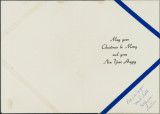 Christmas card from a fellow member of the military to Sue Ogata Kato, December 1944