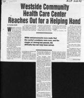 Westside Community Health Care Center Reaches Out for a Helping Hand