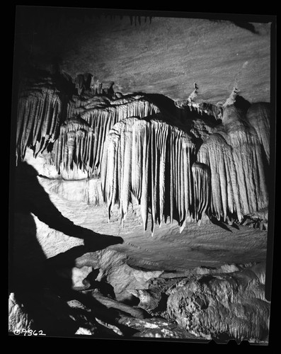 Crystal Cave Interior Formations, Stone Draperies, Marble Hall