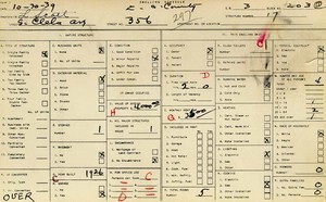 WPA household census for 356 CLELA