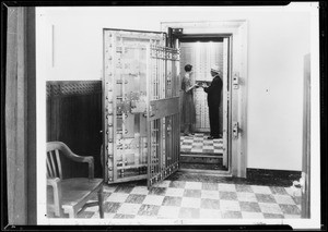 Safe deposit department, Security First National Bank, Southern California, 1933