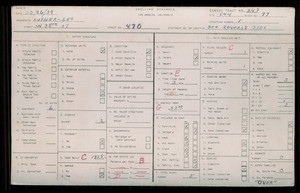 WPA household census for 470 W 38TH STREET, Los Angeles
