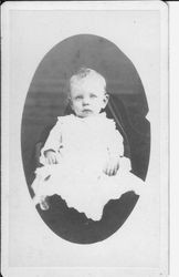 Baby picture of Frances Sullivan, 2nd son of John Wesley and Etta McReynolds Sullivan