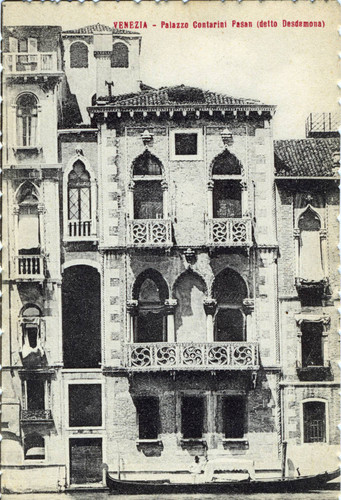 Postcard, Palazzo Contarini Fasa (detto Desdemona)