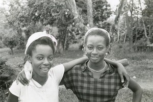 Women in charge of the camp for young people, in Gabon