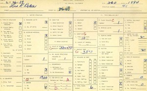 WPA household census for 2648 SICHEL, Los Angeles