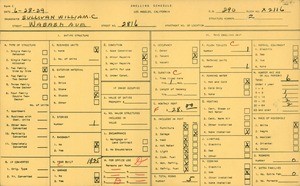 WPA household census for 2816 WABASH AVE, Los Angeles