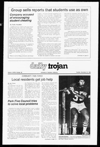 Daily Trojan, Vol. 89, No. 48, November 25, 1980