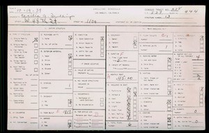 WPA household census for 1100 W 48TH STREET, Los Angeles County