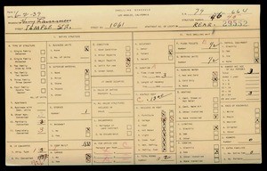 WPA household census for 1061 W TEMPLE ST, Los Angeles