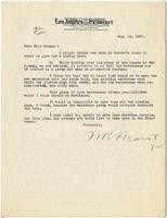 Letter from William Randolph Hearst to Julia Morgan, August 14, 1929