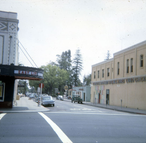 Looking south from the corner of W. Fourth Street and Birch