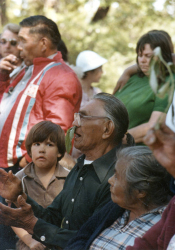 Seymore Smith and his wife Louisa at Bear Dance in 1981