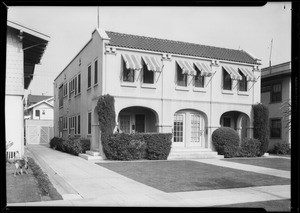 3024-6 Van Buren Place, Los Angeles, CA, 1931